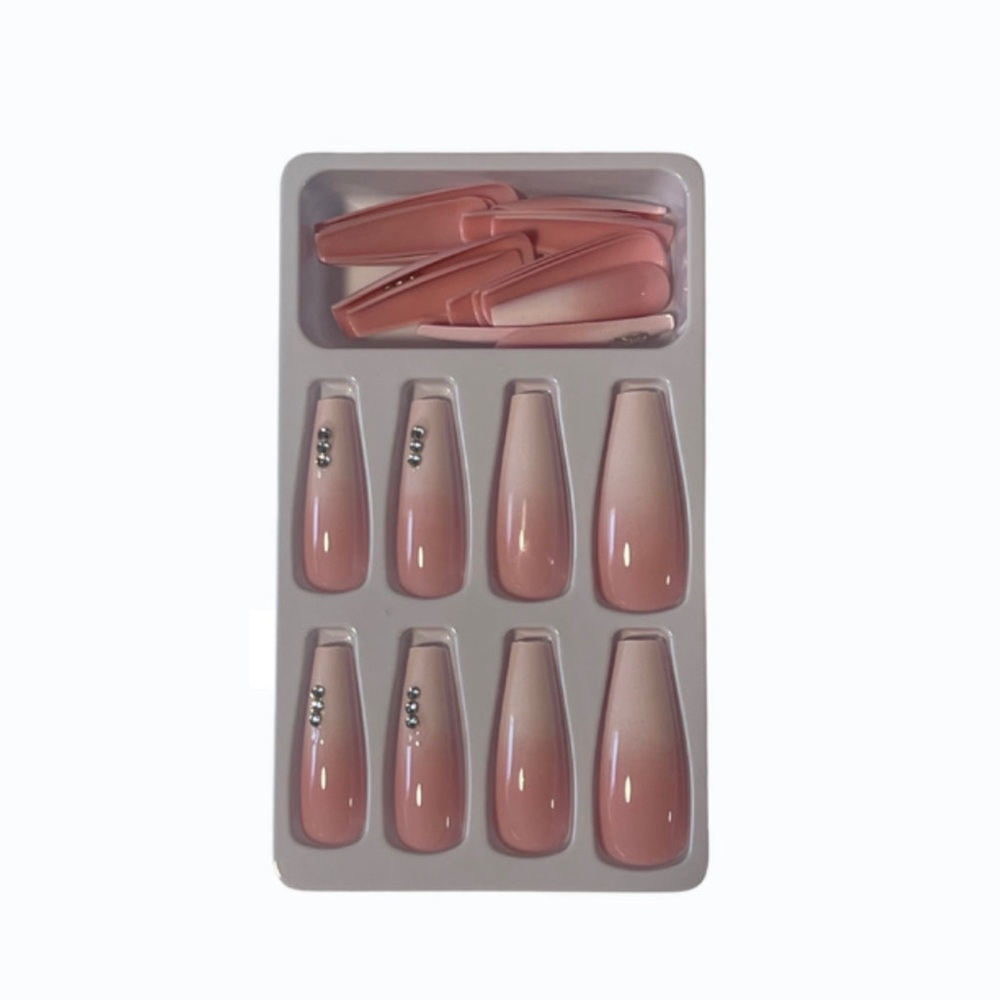 Pressies Pink Ombré Nails